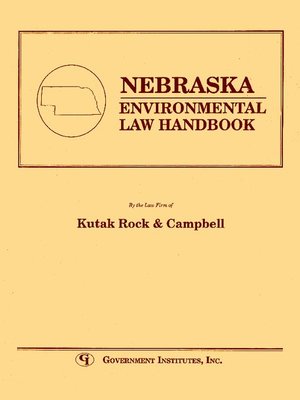 cover image of Nebraska Environmental Law Handbook